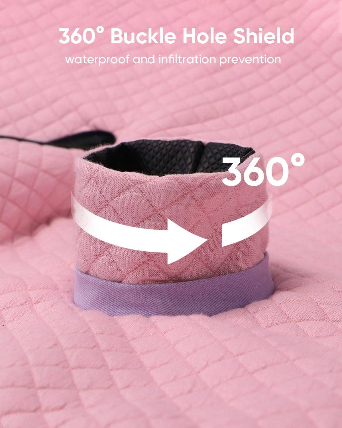 360° Buckle Hole Shield  
waterproof and infiltration prevention