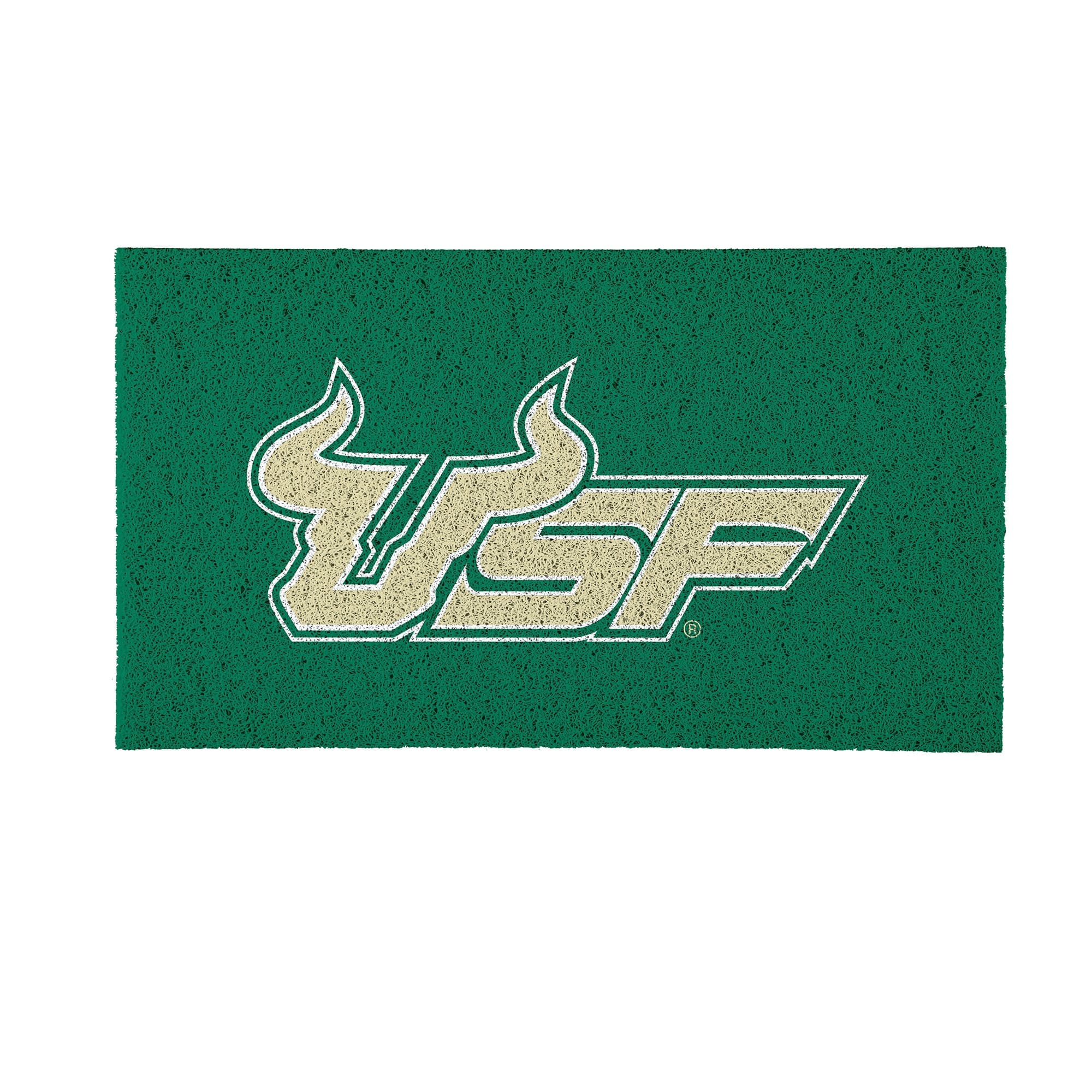 Evergreen Enterprises - South Florida Bulls 16" x 28" Full Color Indoor/Outdoor Logo Turf Mat - Multicolor