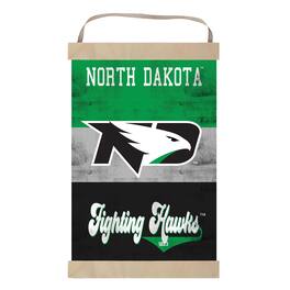 Jardine - North Dakota Retro Logo Banner Sign - Green