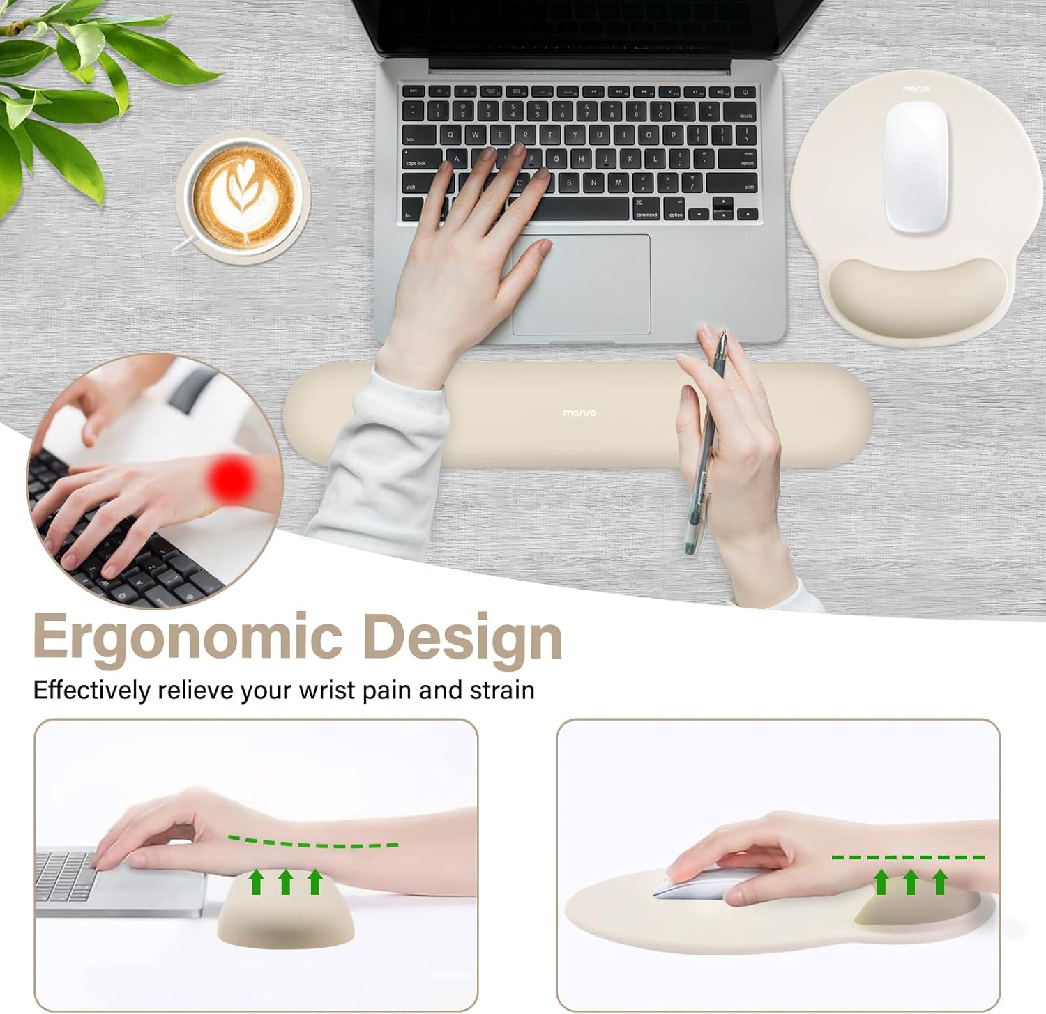 - - - marre - - 1 - - - . - 1 A 1 - - - - a  1 - .    - . - - - - A A 1 . 1 A . - . - - - E .   - - . -  - manuro Ergonomic Design Effectively relieve your wrist pain and strain
