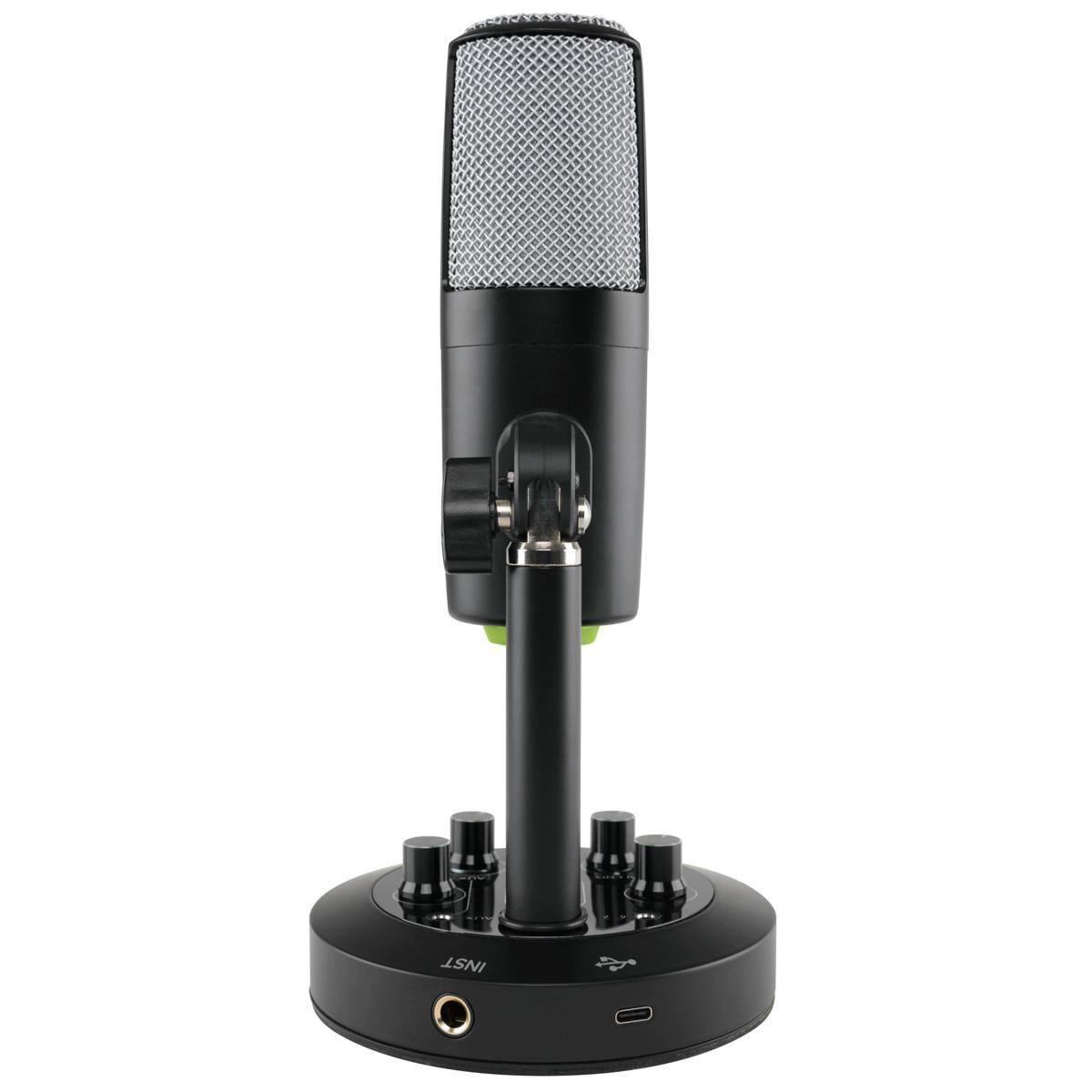 Alt View 6. Mackie - Mackie Chromium EleMent Series Premium USB Condenser Microphone with Built-In 2-Channel Mixer.