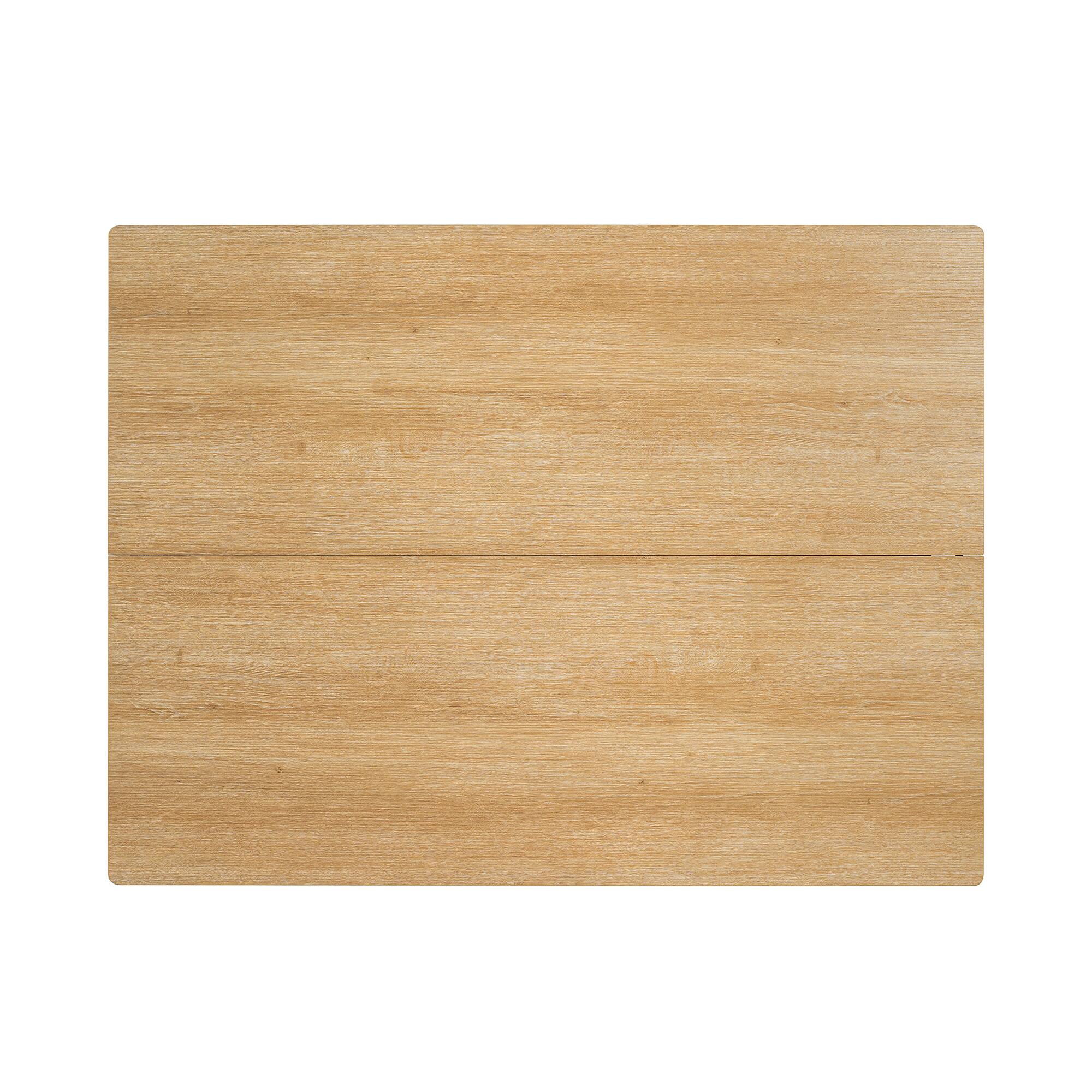 Alt View 5. Vaczon - Transitional Dining Table with Trestle Base Stylish and Durable Design for Modern and Classic Dining Rooms - Natural.