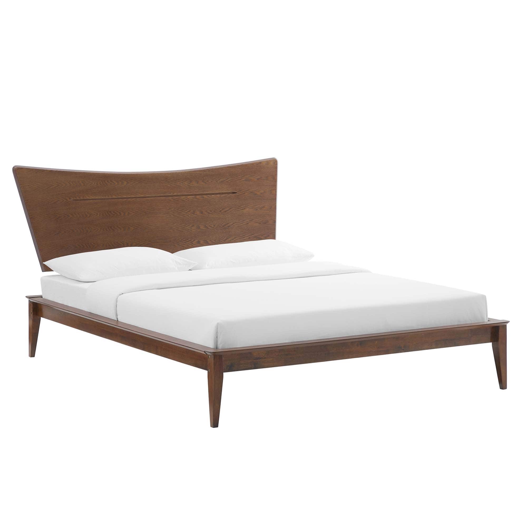 Modway - Astra Wood Queen Platform Bed - Brown