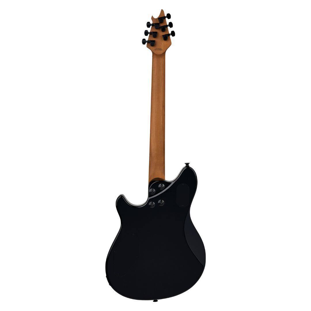 Angle. EVH - EVH C18EVH Wolfgang Standard T.O.M., Baked Maple Fingerboard, Gloss Black.