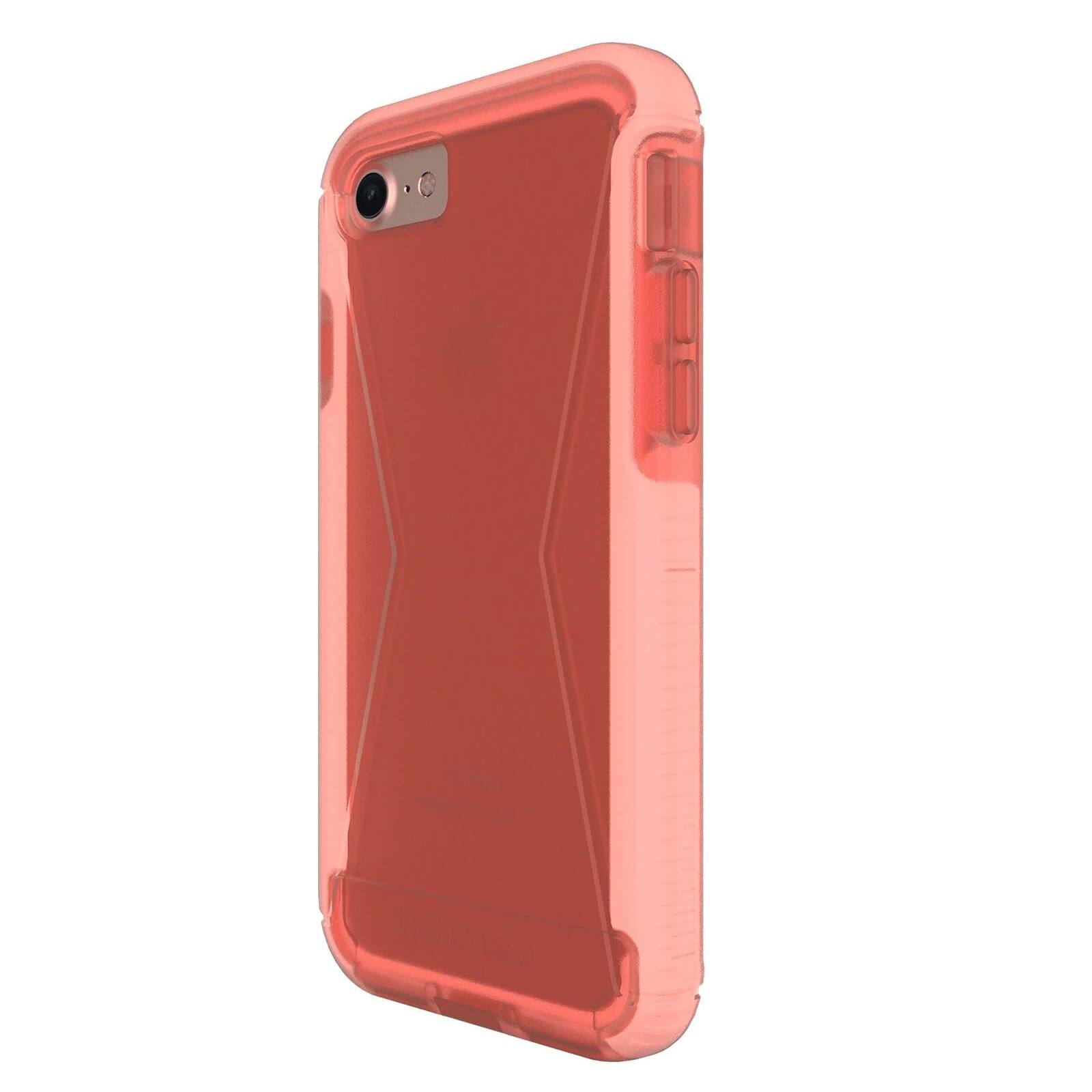 Alt View 1. Tech21 - Tech21 EVO Tactical Extreme Case & Holster for Apple iPhone SE/8/7/6, Rugged Drop Protection - Rose - Rose.
