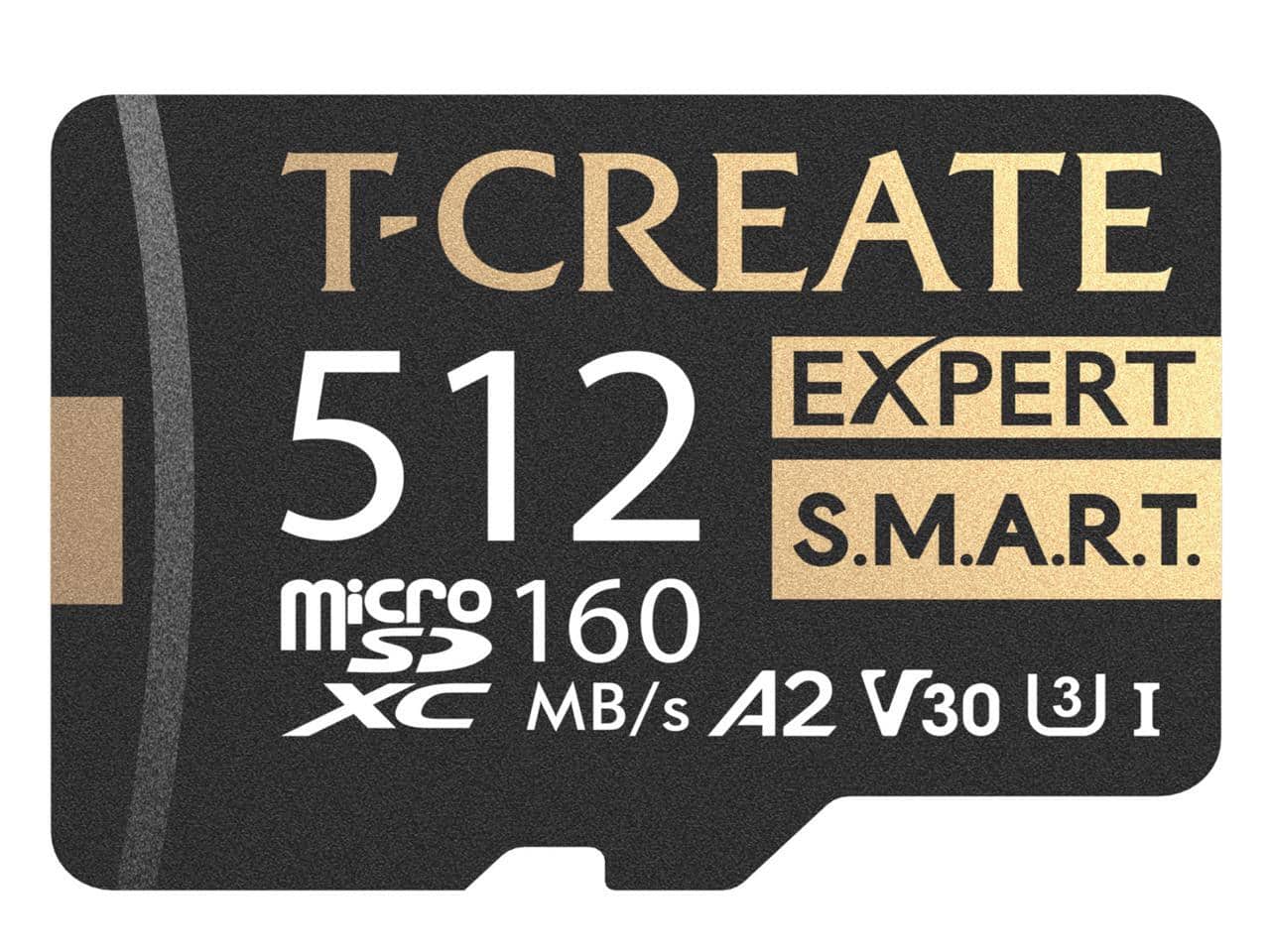 Team Group - TEAMGROUP 512GB T-Create Expert microSDXC UHS-I U3 V30 4K Card with Adapter, S.M.A.R.T Monitored, Up to 160MB/s