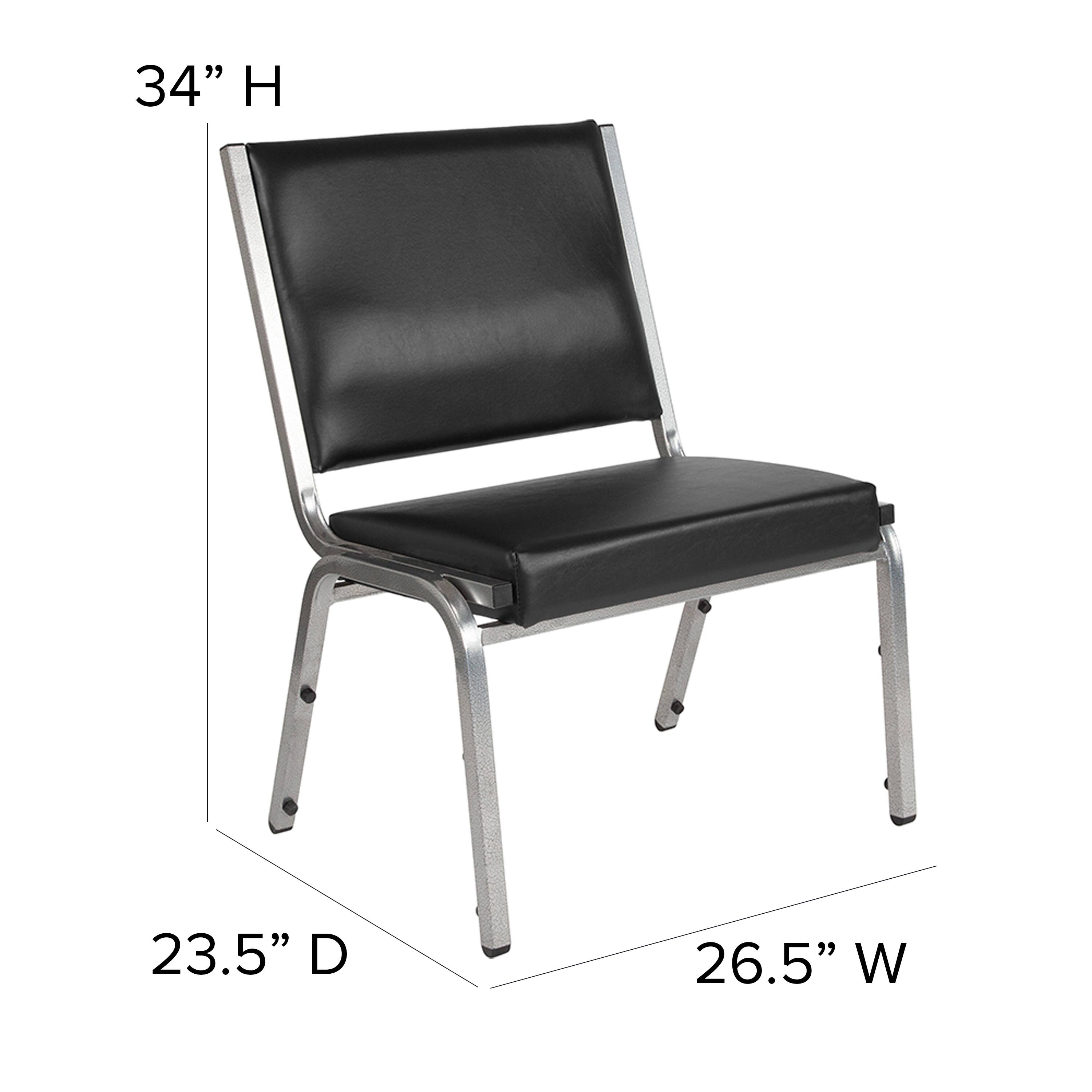 34" H  
23.5" D  
26.5" W