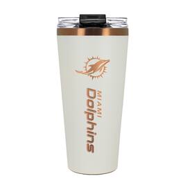 Great American Products - Miami Dolphins 30oz. Big Slim Tumbler - Cream
