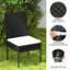 The text on the image is grouped as follows:

1. Reinforced Bottom Structure: This refers to the sturdy base of the chair, which provides stability and durability.
2. Hook and Loop Fastener of the Cushion: This feature allows for easy attachment and detachment of the cushion from the chair frame.
3. 360 Adjustable Foot Pads: These pads provide additional comfort and support for the user's feet, making the chair more versatile and adaptable to different situations.