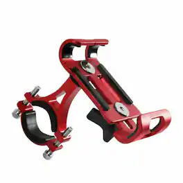 Home Collection - 360° Aluminum Bike Phone Holder – Universal Handlebar Mount - Red