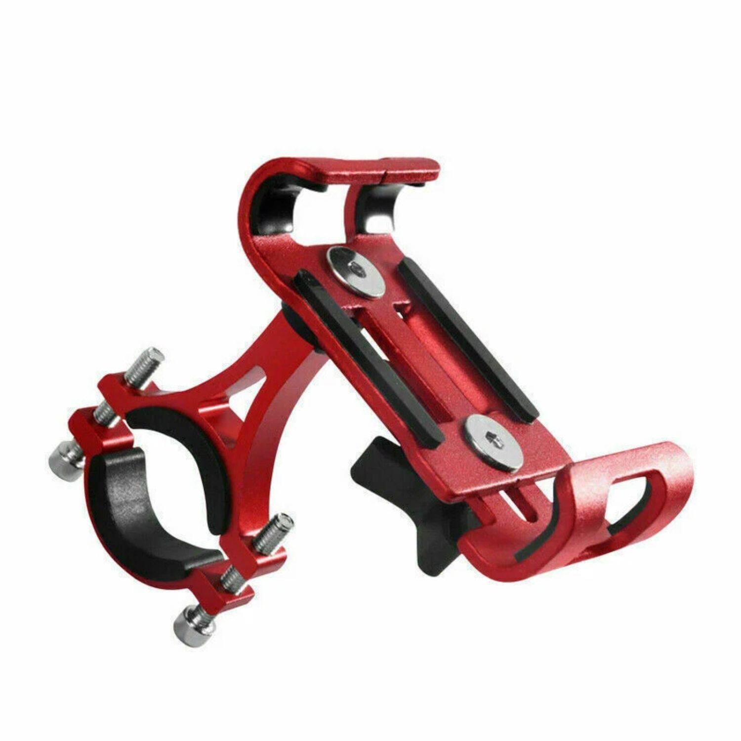 Home Collection - 360° Aluminum Bike Phone Holder – Universal Handlebar Mount - Red