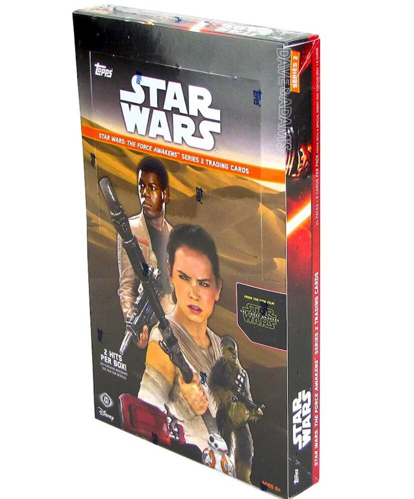 Topps STAR WARS: THE FORCE AWAKENS" SERIES 2 TRADING CARDS 2 DAVE SERIES DAVE&ADAM'S CAR CONTAIN M I PACK PER CARDS C PACKS 2 2 PER HITS BOX! THE BENNY CARDS FROM THE FILM TO THE STAR WARS TRADING CARDS