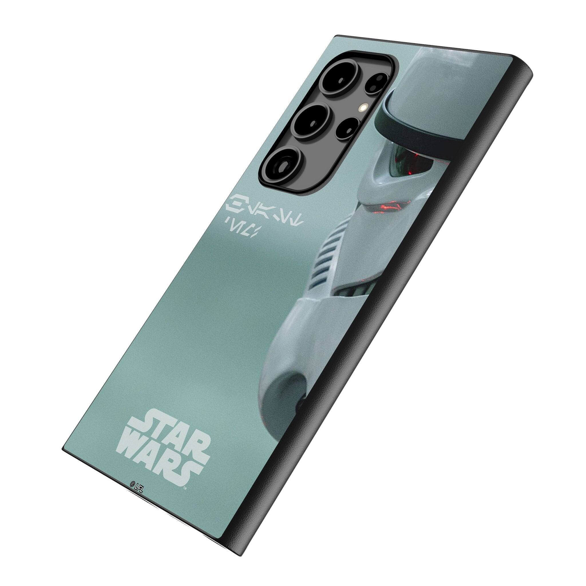 The text on the image should be grouped and corrected as follows:

- "STAR WARS"
- "VIL EVKW"
- "07"