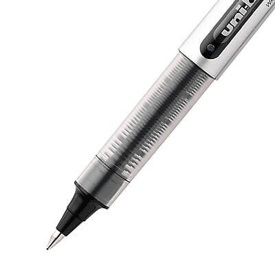 Alt View 5. uni-ball - uni-ball Vision Rollerball Pens, Fine Point, 0.7mm, Black Ink, Dozen (60126).