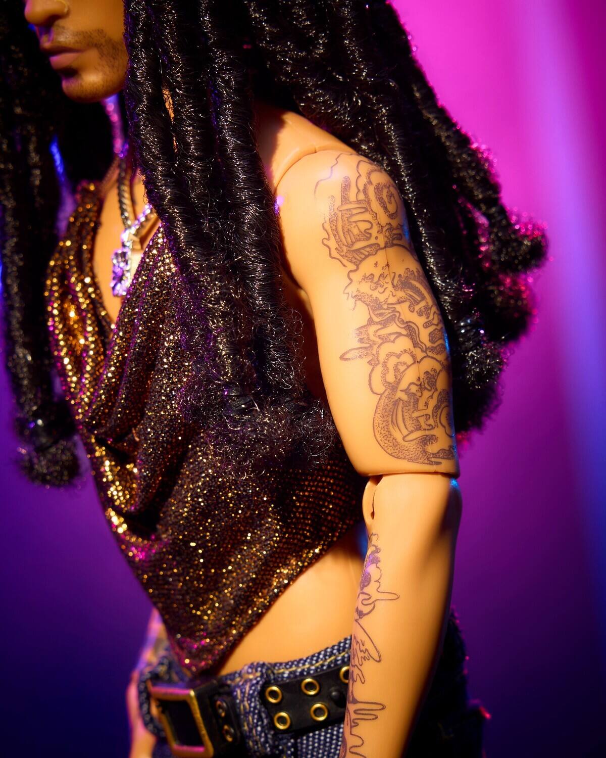 Alt View 4. Mattel - Lenny Kravitz - Barbie Signature: Kenbassadors Lenny Kravitz Doll   - COLLECTIBLES - Multicolor.