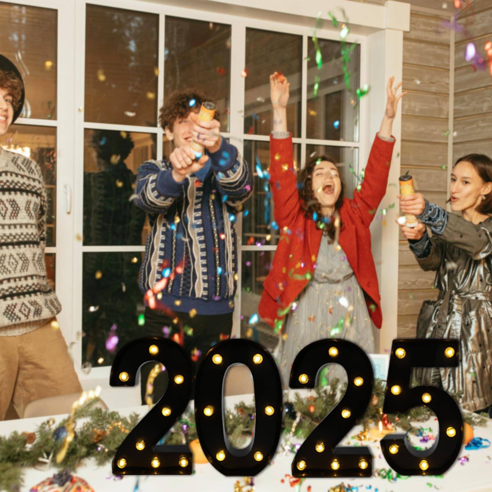 Alt View 7. Paradigms Interiors - Led Marquee Numbers 8 Light Up For Party Letters Lighted Number Table Birthday Night Christmas Or Home Deco... - 5.