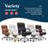 Variety Made Easy: Find your perfect chair from one of the five upholstery and metal combinations that the La-Z-Boy Sonata collection offers.