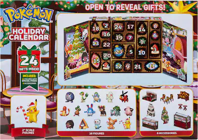 Jazwares Pokemon Battle Figure 24 Pack Holiday Calendar 2025 PKW4116 - Best Buy Jazwares Pokemon Battle Figure 24 Pack Holiday Calendar 2025 PKW4116 - Best Buy