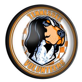 The Fan-Brand - Tennessee Volunteers Mascot 18'' Round Slimline Illuminated Wall Sign - Multicolor
