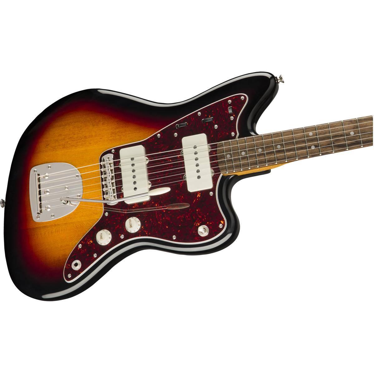 Alt View 4. Squier - Squier Classic Vibe '60s Jazzmaster Electric Guitar, Indian Laurel Fingerboard, 3-Tone Sunburst.