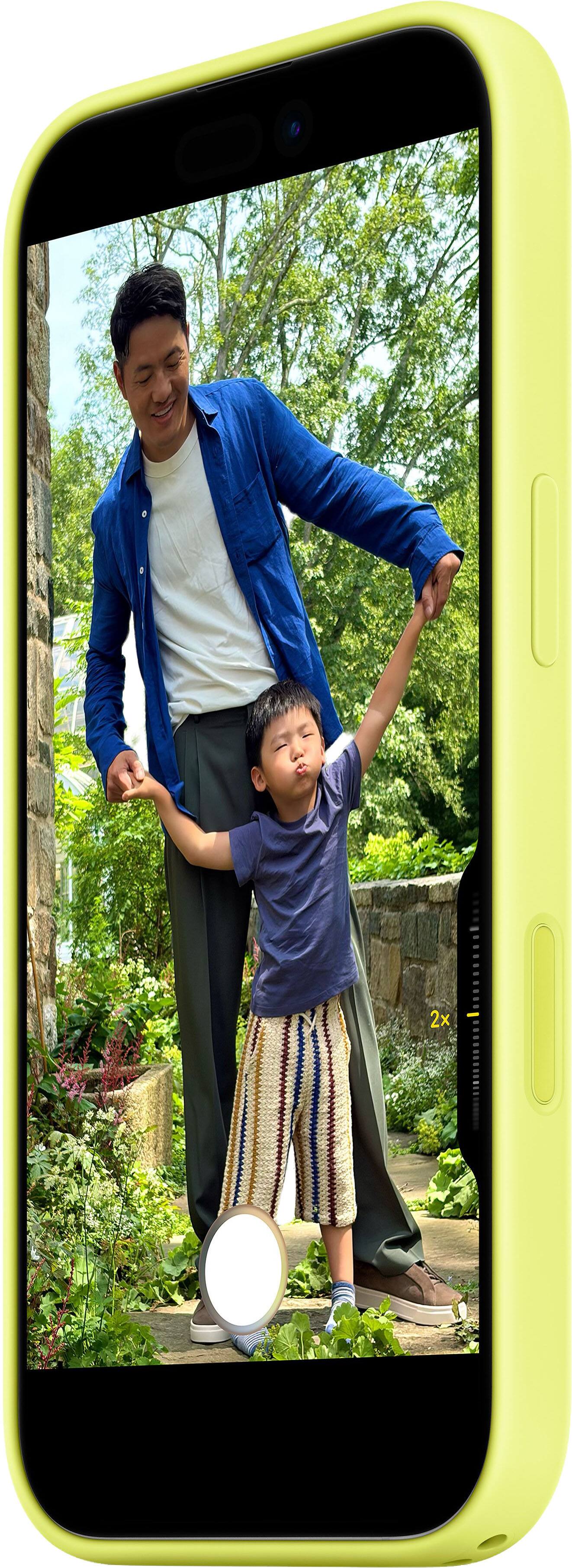 Alt View 5. Apple - iPhone 17 Silicone Case with MagSafe - Neon Yellow.