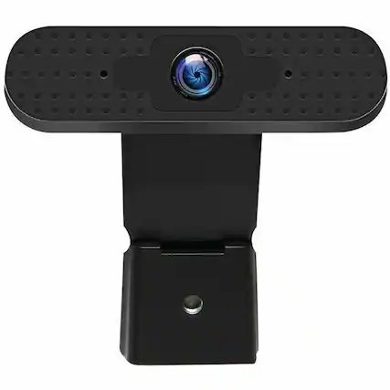 Front. Centon - Centon Webcam - 2 Megapixel - USB 2.0 Type A - 1920 x 1080 Video - 360° Angle - Stand - Microphone - For Notebook.
