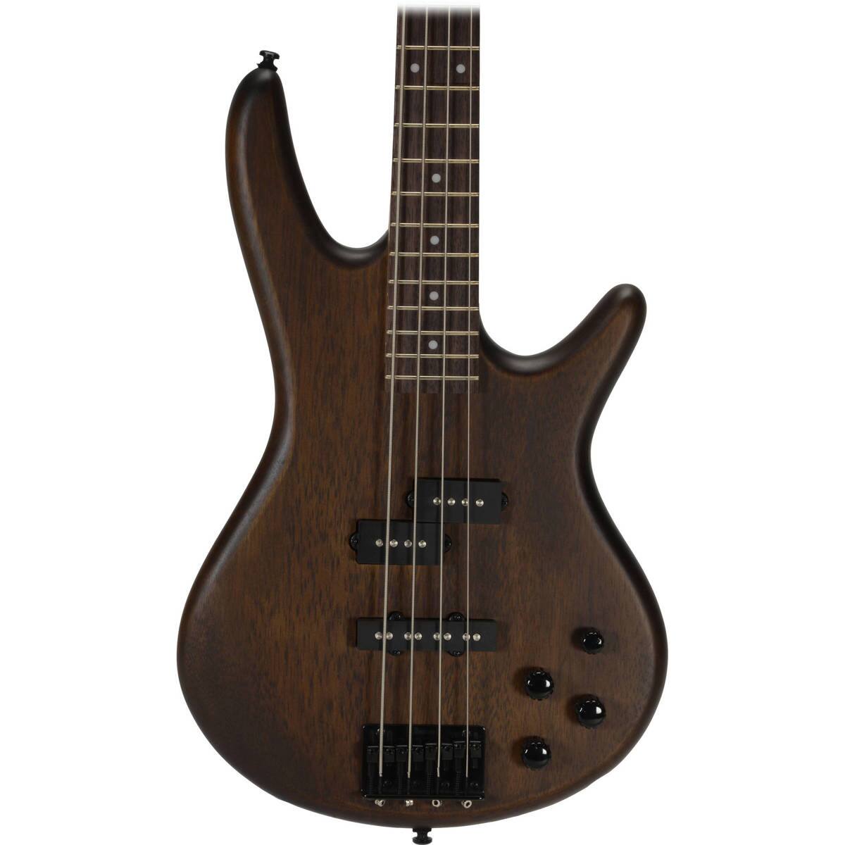 Alt View 3. Ibanez - Ibanez SR Gio GSR200B Electric Bass Guitar, Jatoba Fretboard, Walnut Flat.