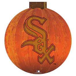 Fan Creations - Chicago White Sox 12'' Pumpkin Sign - Orange
