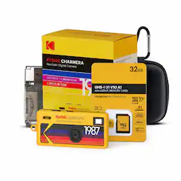 Kodak - Charmera Key Chain Digital Camera Bundle with Accessories