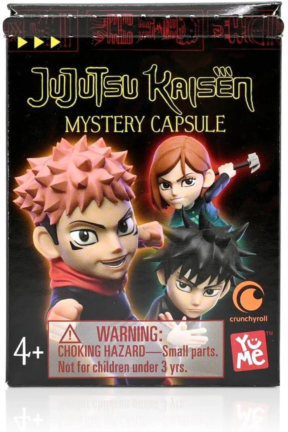 JuJutsu Kaisen Mystery Capsule

WARNING: CHOKING HAZARD - Small parts. Not for children under 3 yrs.

4+

crunchyroll

YuMe