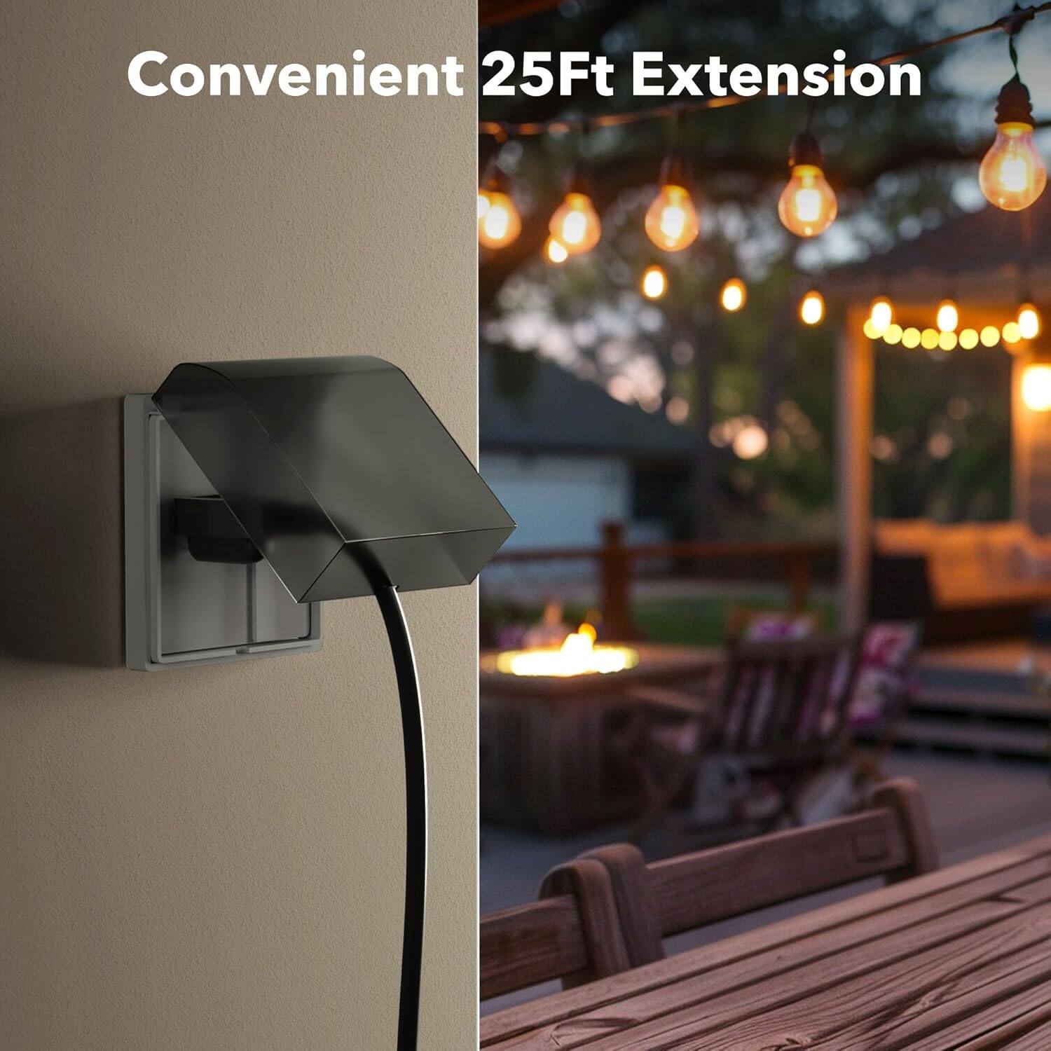 Convenient 25Ft Extension