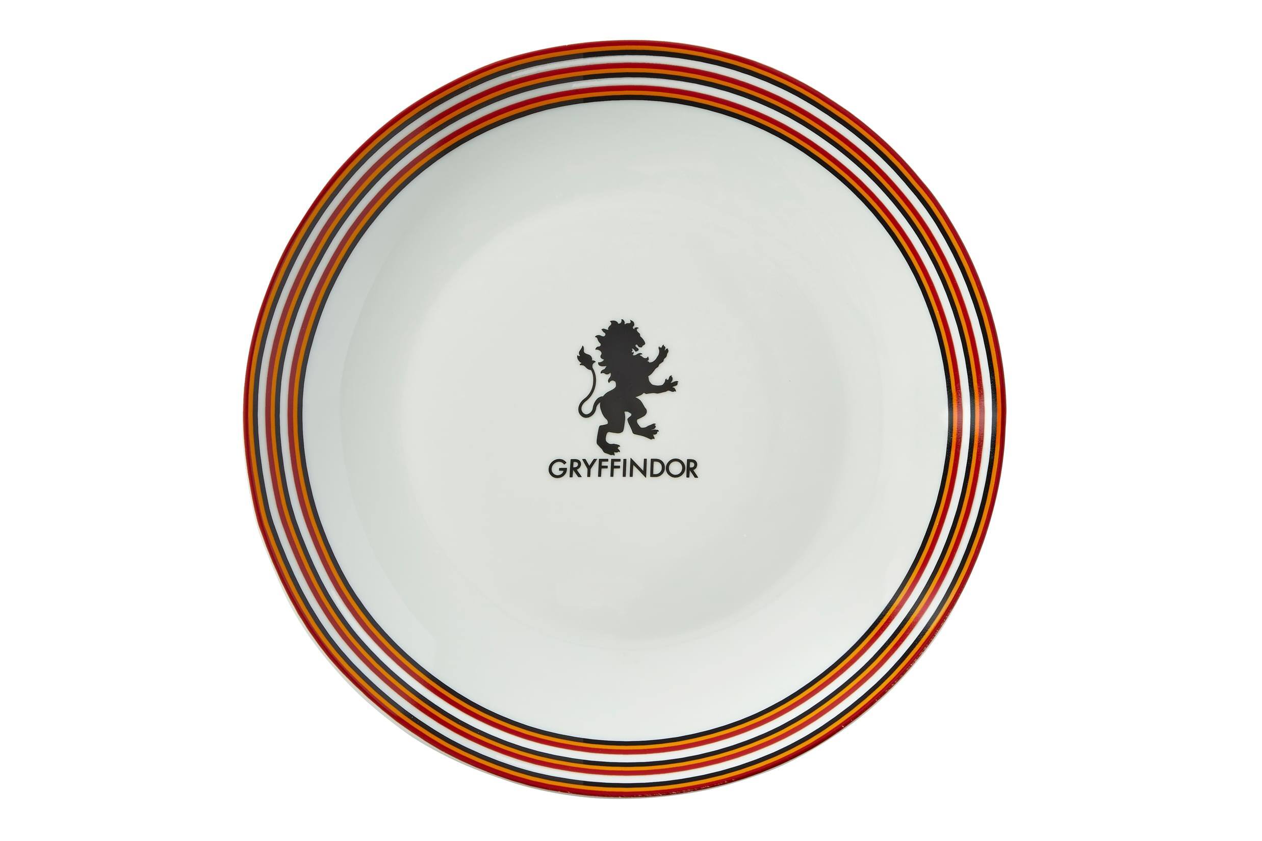 Alt View 10. Harry Potter - Harry Potter Gryffindor 16-Piece Dining Set | Set Includes Plates, Bowls, & Mugs - Red/White.