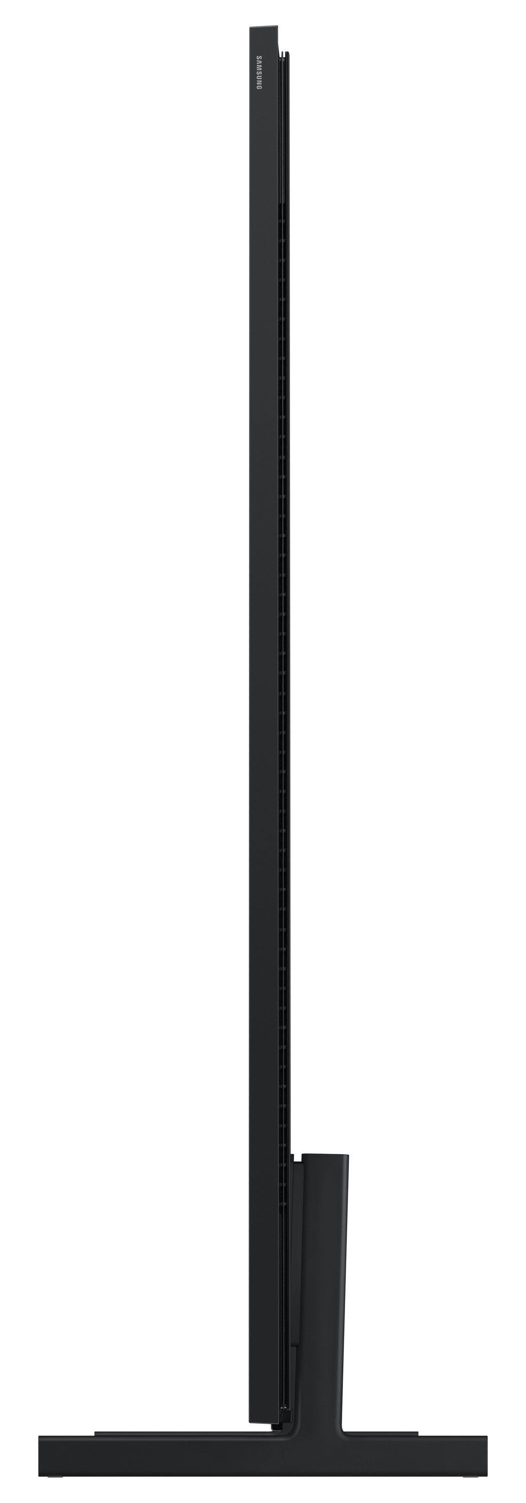 Left. Samsung - Samsung QN85LS03FWDXZA 85" The Frame Pro Neo QLED 4K Smart TV (2025) - Black.
