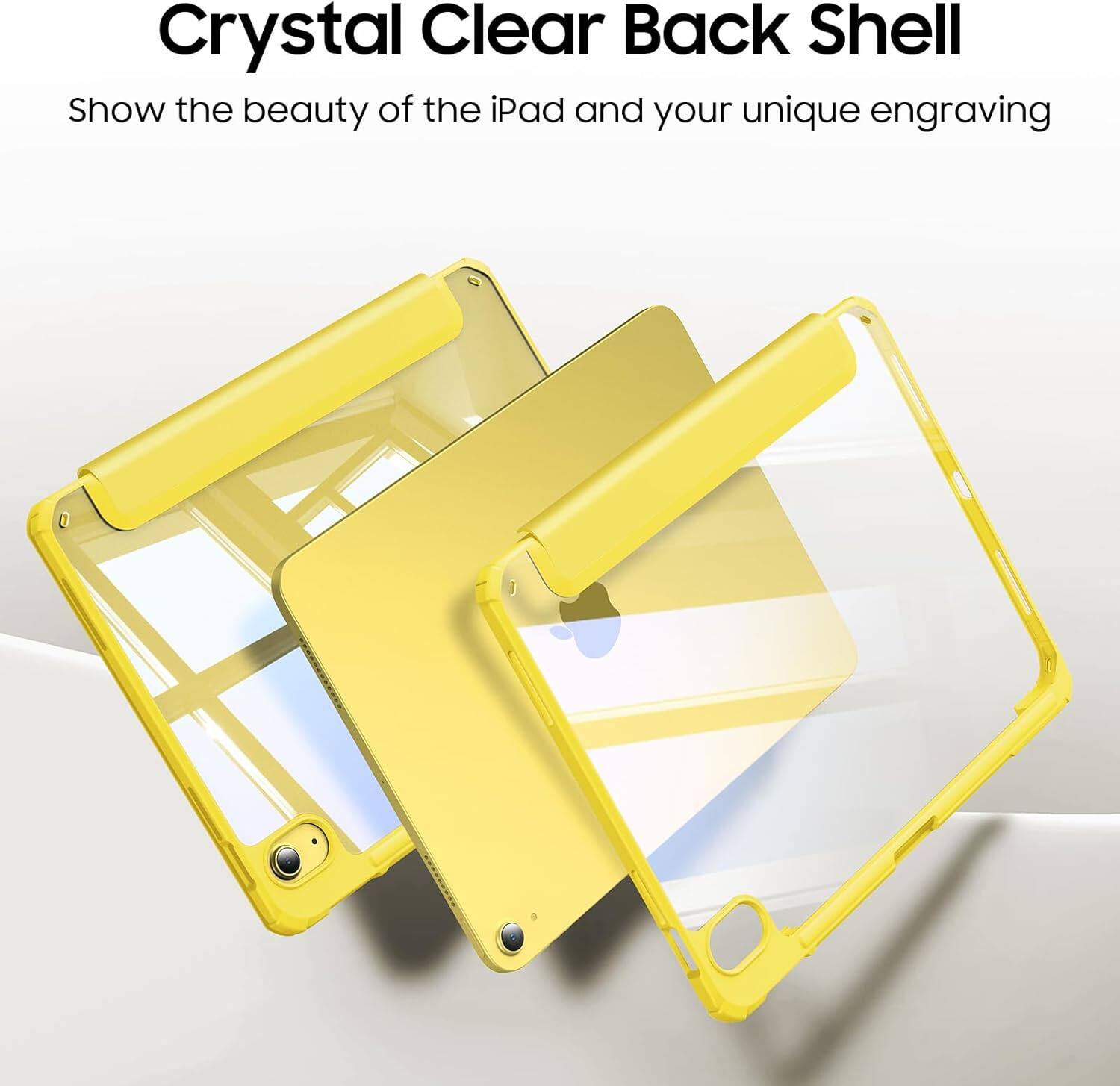 Crystal Clear Back Shell  
Show the beauty of the iPad and your unique engraving