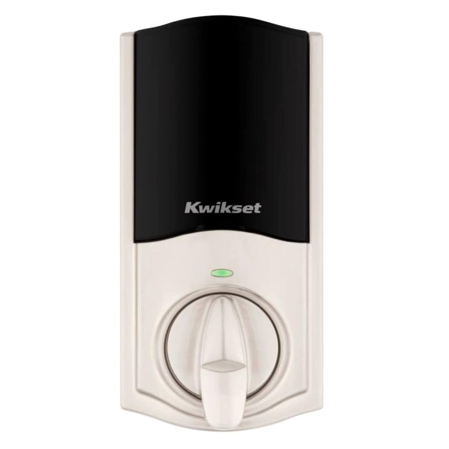 Alt View 1. Kwikset - Home Connect 620 Smart Lock Deadbolt with Z-Wave Technology 98690-001 - Satin Nickel.