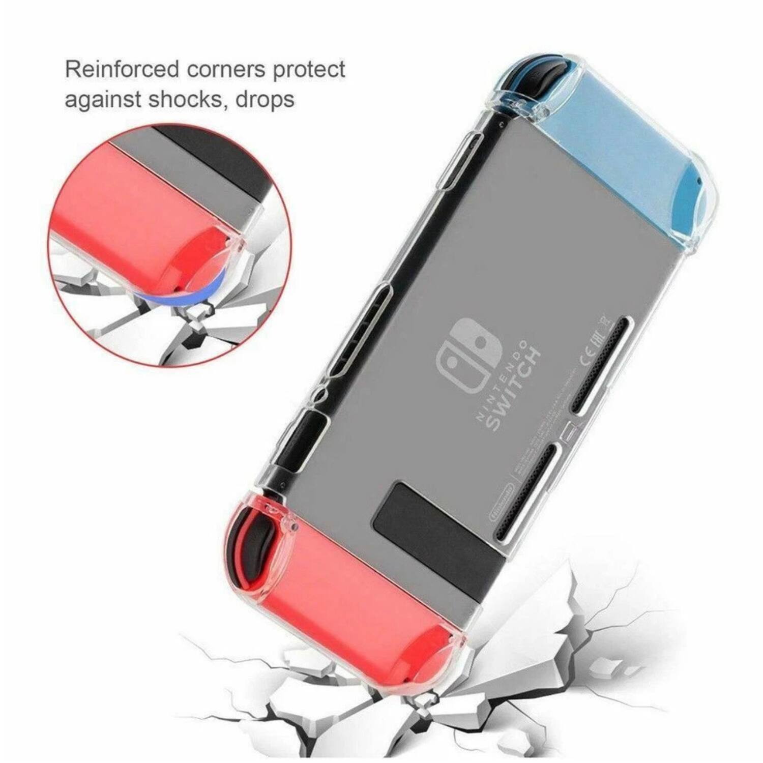 Reinforced corners protect against shocks, drops

SWITCH
TECH