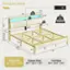 Product Size:

* King Size: 76" x 87.4" x 41.2"
* Queen Size: 60.2" x 87.3" x 41.2"
* Full Size: 54.3" x 81.5" x 41.2"