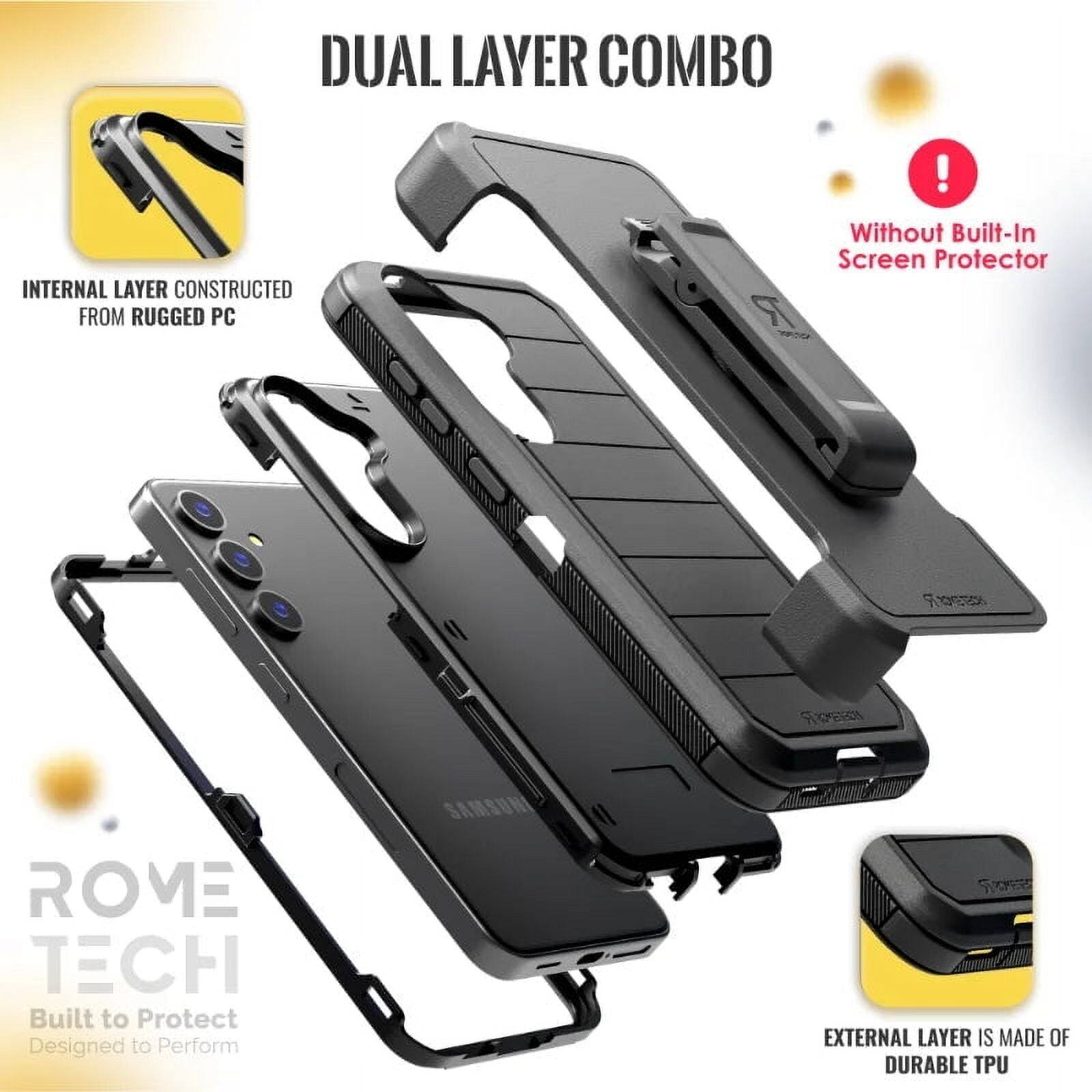 DUAL LAYER COMBO

INTERNAL LAYER CONSTRUCTED FROM RUGGED PC

Without Built-In Screen Protector

EXTERNAL LAYER IS MADE OF DURABLE TPU

ROME TECH
Built to Protect
Designed to Perform