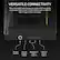 VERSATILE CONNECTIVITY
Stay connected and charge your gear with two easily accessible USB 3.2 Gen 1 Type-A ports and a USB 3.2 Gen 2 Type-C front I/O panel.
- Power Button
- 3.5mm Combo Audio
- 2x USB 3.2 Gen 1 Type-A
- USB 3.2 Gen 2 Type-C