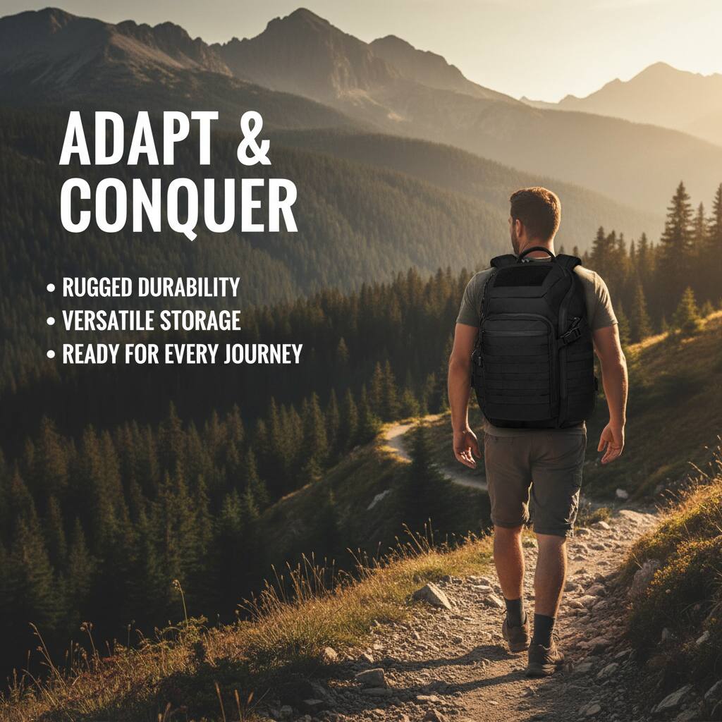 ADAPT & CONQUER

- RUGGED DURABILITY
- VERSATILE STORAGE
- READY FOR EVERY JOURNEY