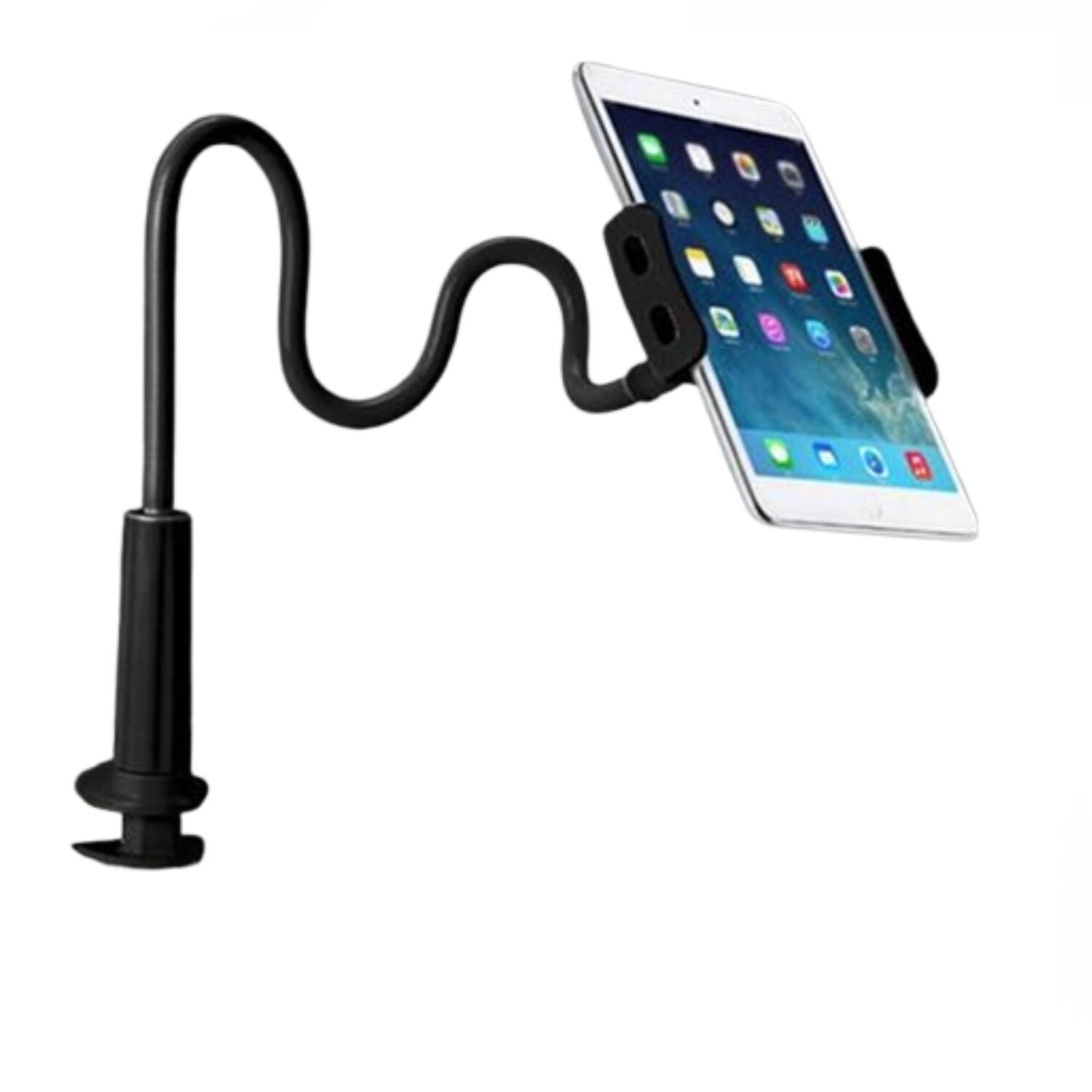 Angle. Stock Preferred - Flexible Lazy Bracket Mobile Phone Holder Stand Black - Black.
