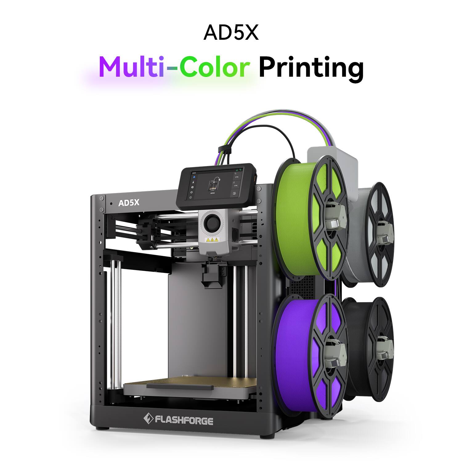 AD5X Multi-Color Printing  
AD5X 3 AAA FLASHFORGE