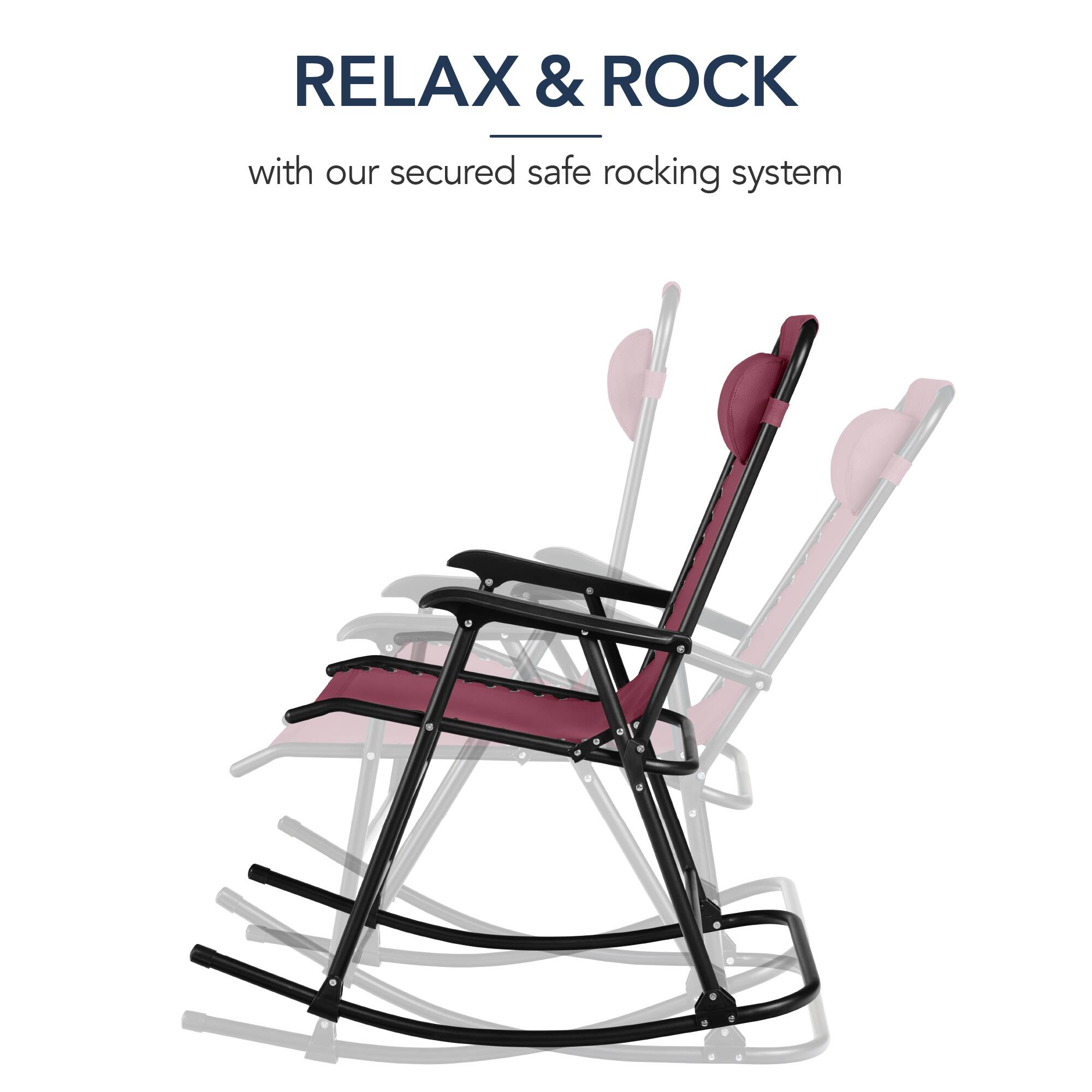 RELAX & ROCK  
with our secured safe rocking system