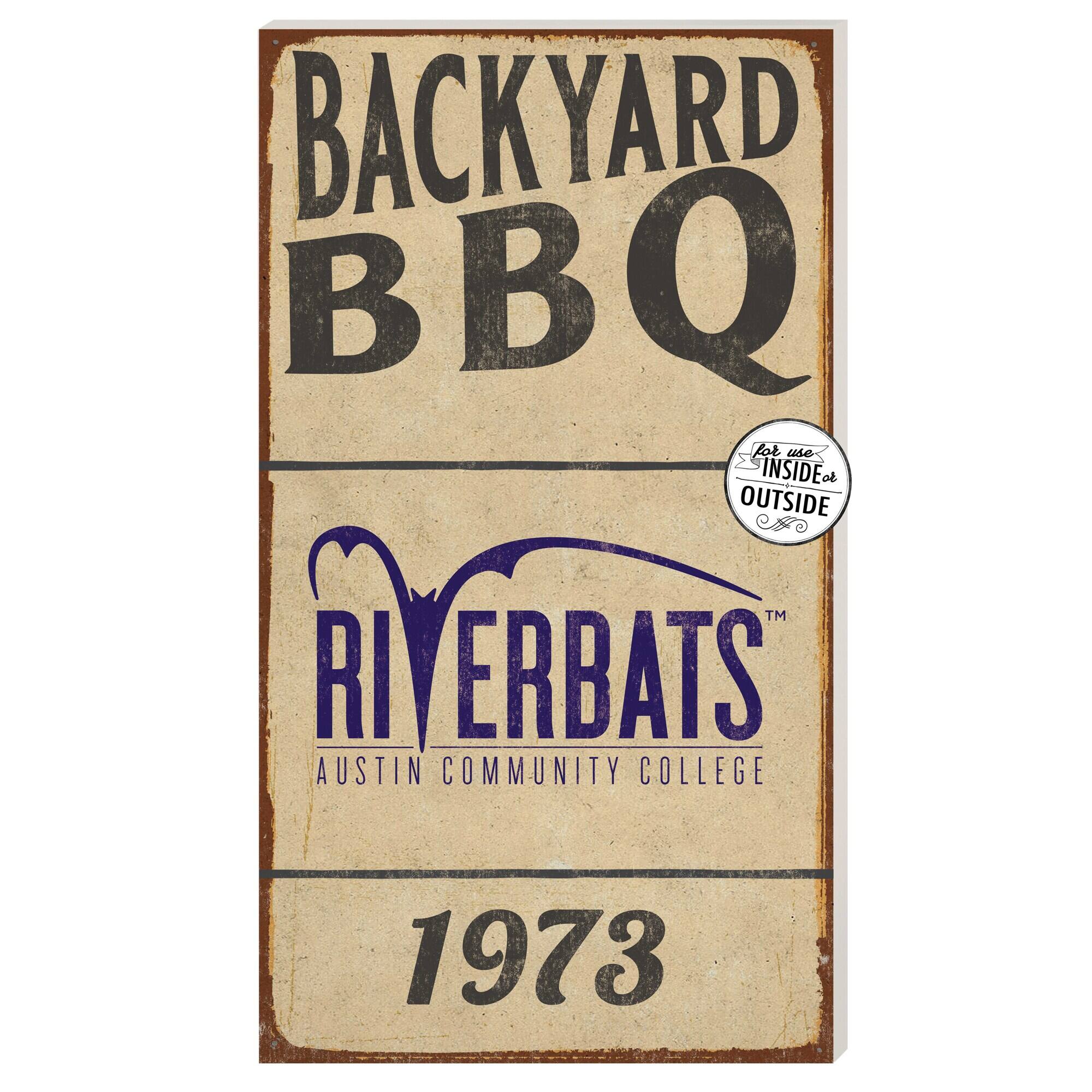 Austin Community College 11" x 20" Indoor/Outdoor BBQ Sign