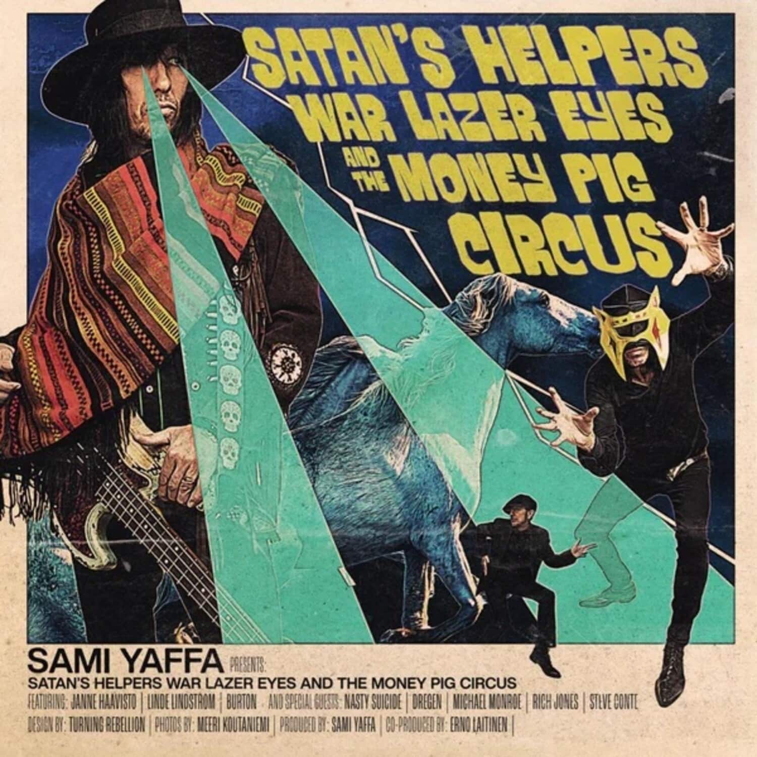 Sami Yaffa - Satan's Helpers War Lazer Eyes & The Money Pig Circus  - COMPACT DISCS