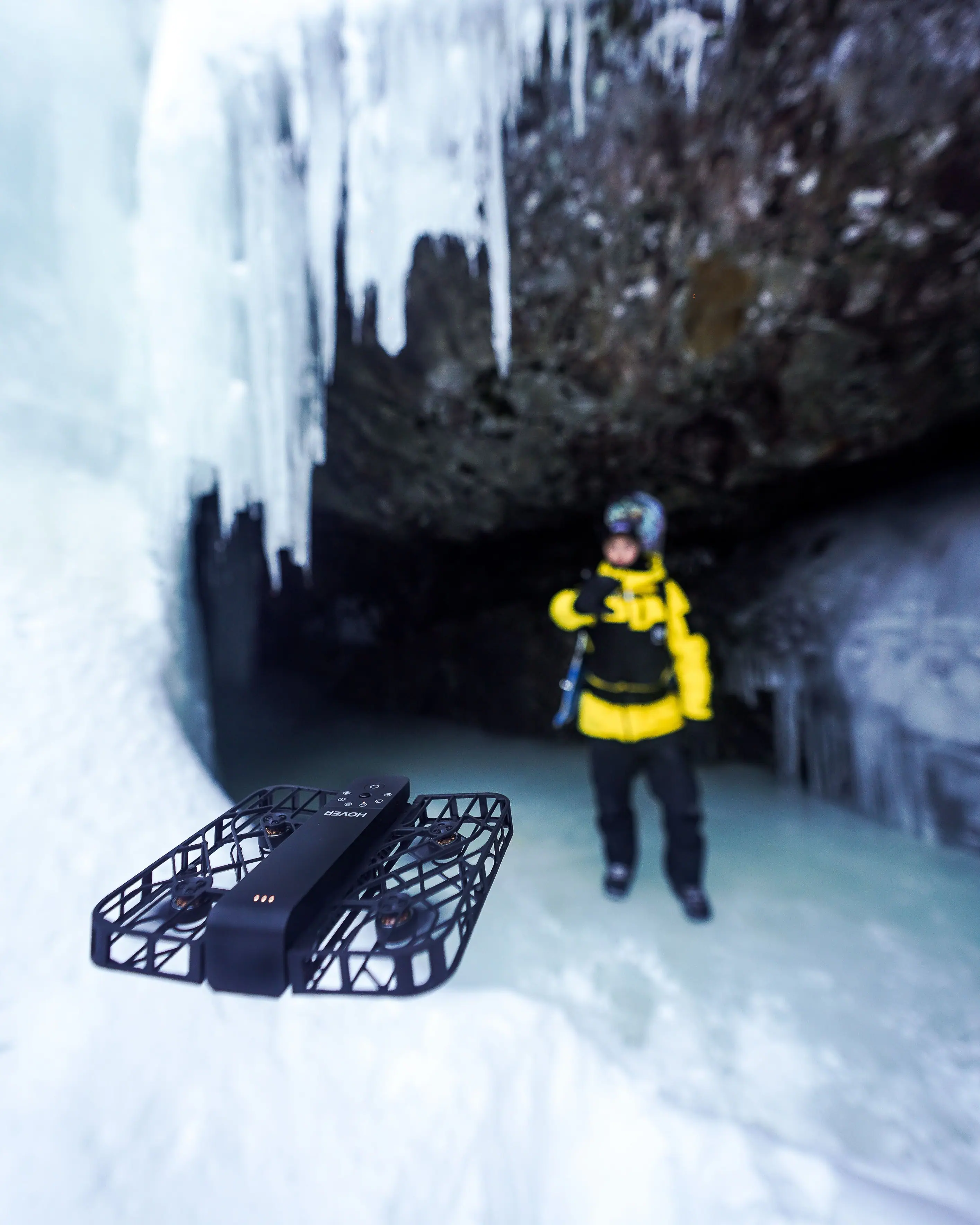 Alt View 9. HOVERAir - X1 Self-Flying Camera Drone Combo - White.