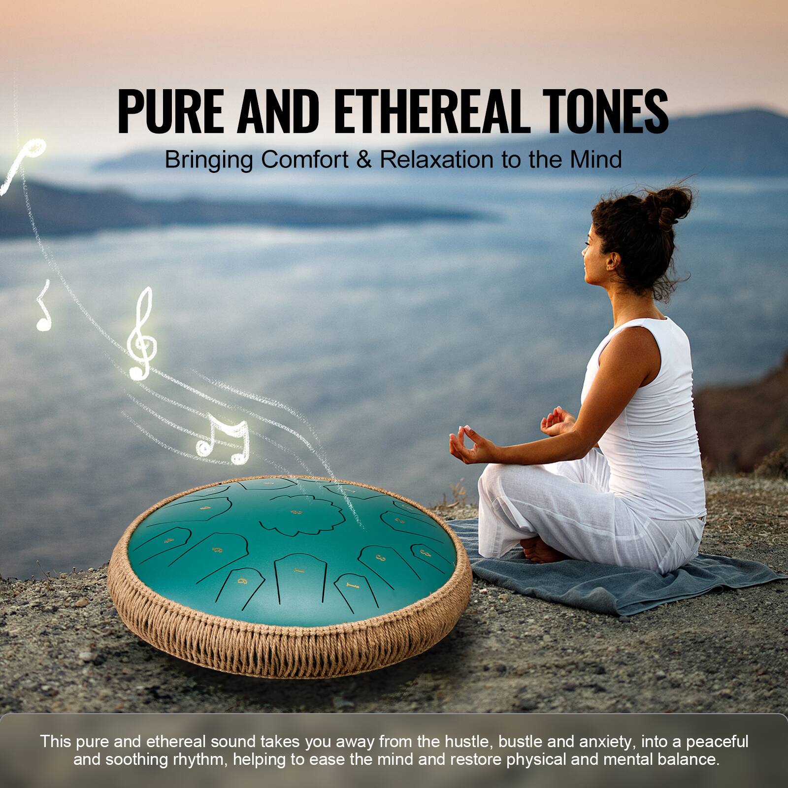 PURE AND ETHEREAL TONES  
Bringing Comfort & Relaxation to the Mind  

This pure and ethereal sound takes you away from the hustle, bustle and anxiety, into a peaceful and soothing rhythm, helping to ease the mind and restore physical and mental balance.