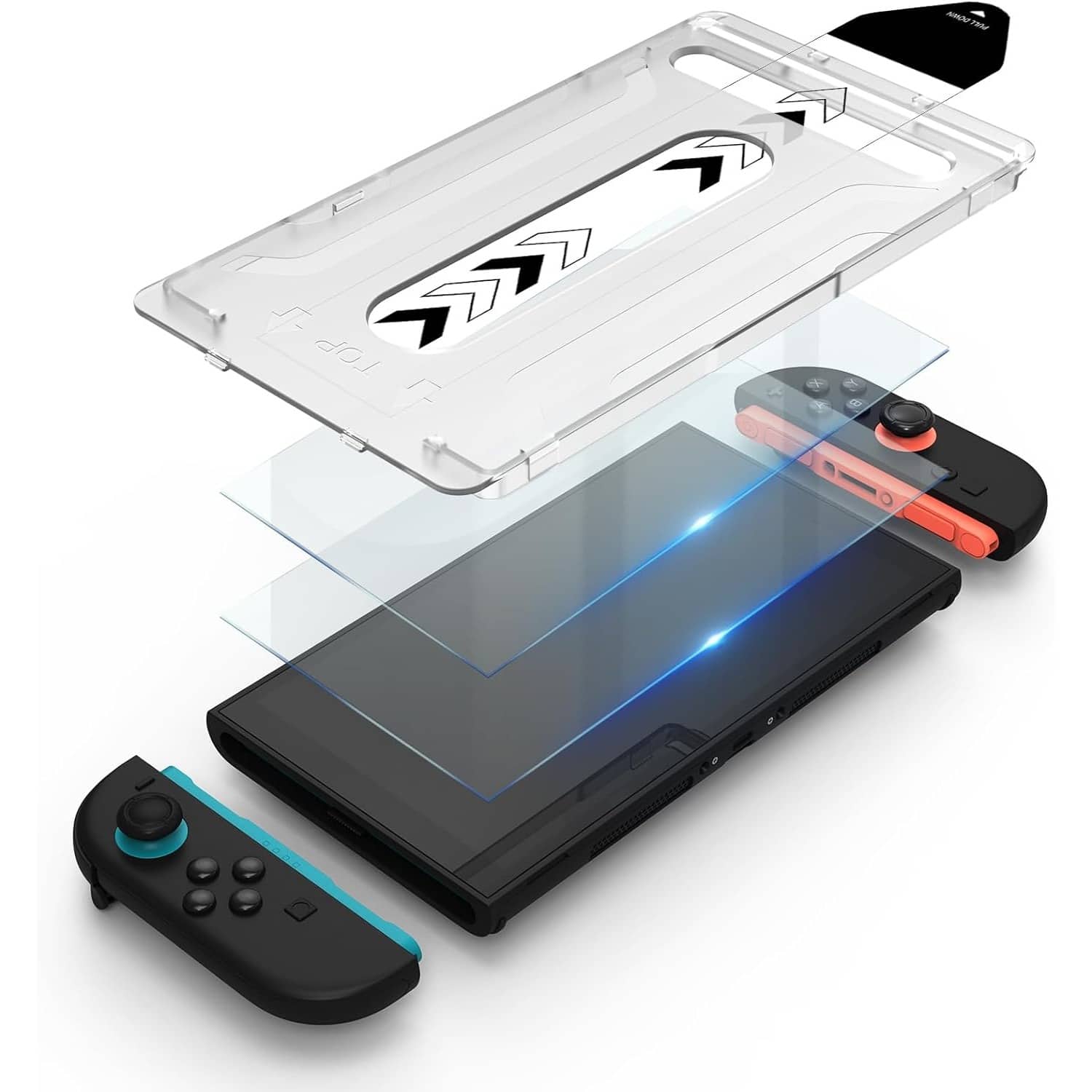 PARKER SLATER - [2 Pack Tempered Glass Screen Protector for Nintendo Switch 2 (2025), 9H Hardness, Anti-Scratch, Anti Fingerprint