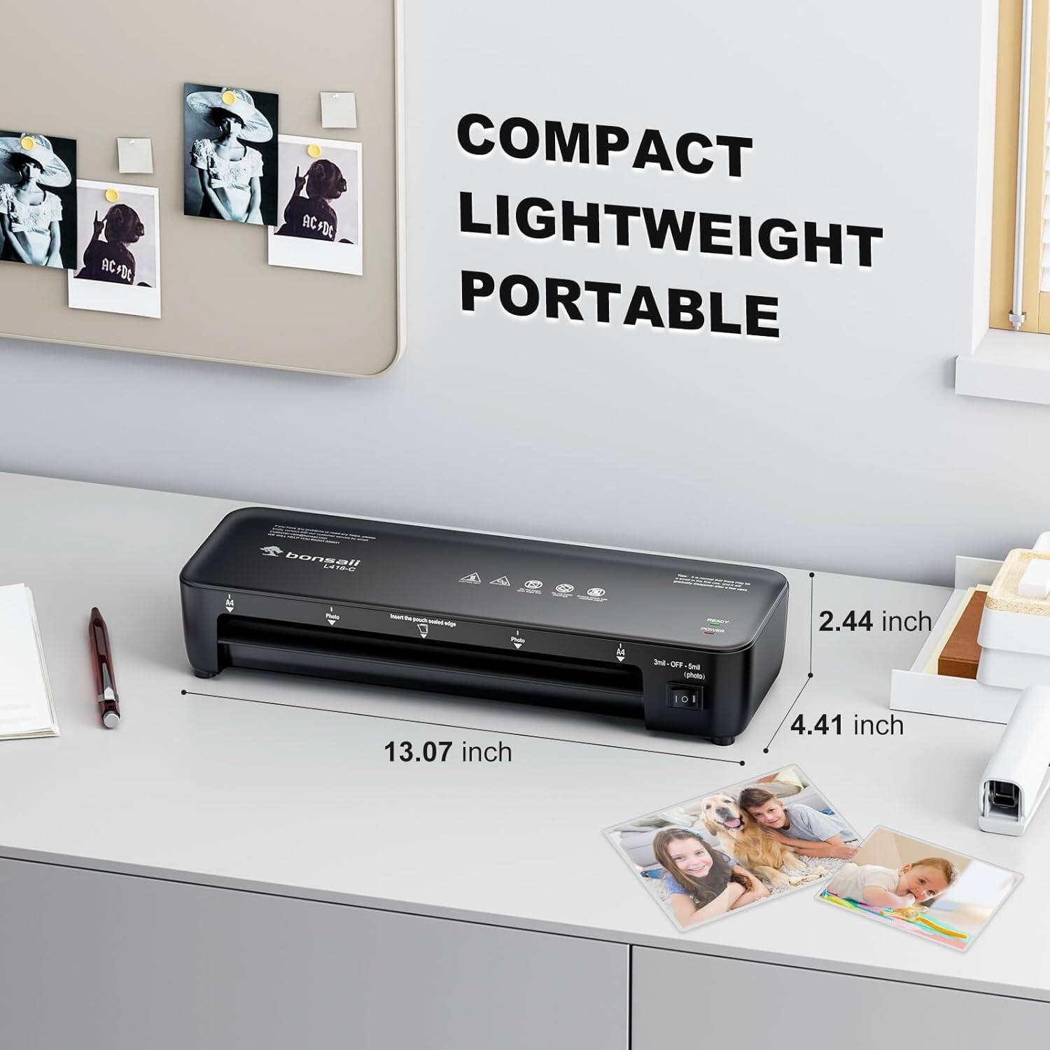 RCF COMPACT AC+D AC LIGHTWEIGHT PORTABLE  
bansall LT - I  
2.44 inch  
3nl-O0-5  
3 on - 13.07 inch  
101 I  
4.41 inch  

COMPACT  
LIGHTWEIGHT  
PORTABLE  

13.07 inch  
2.44 inch  
4.41 inch