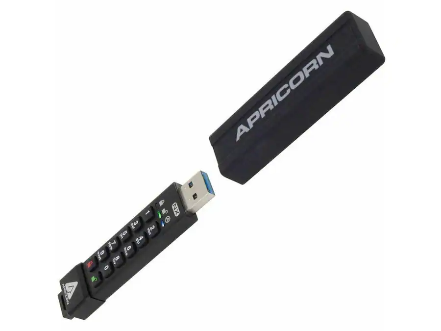 Apricorn 256GB Aegis Secure Key Encrypted USB 3.0 Flash Drive ASK3 NX ...